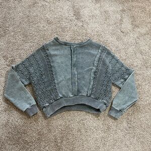 Altar'd State Green Knit Sweater